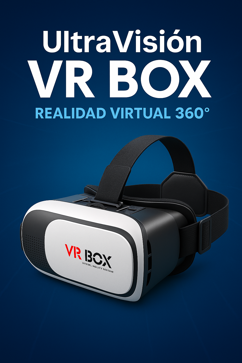 UltraVisión VR BOX – Realidad Virtual 360° - Convierte tu smartphone en una sala de cine