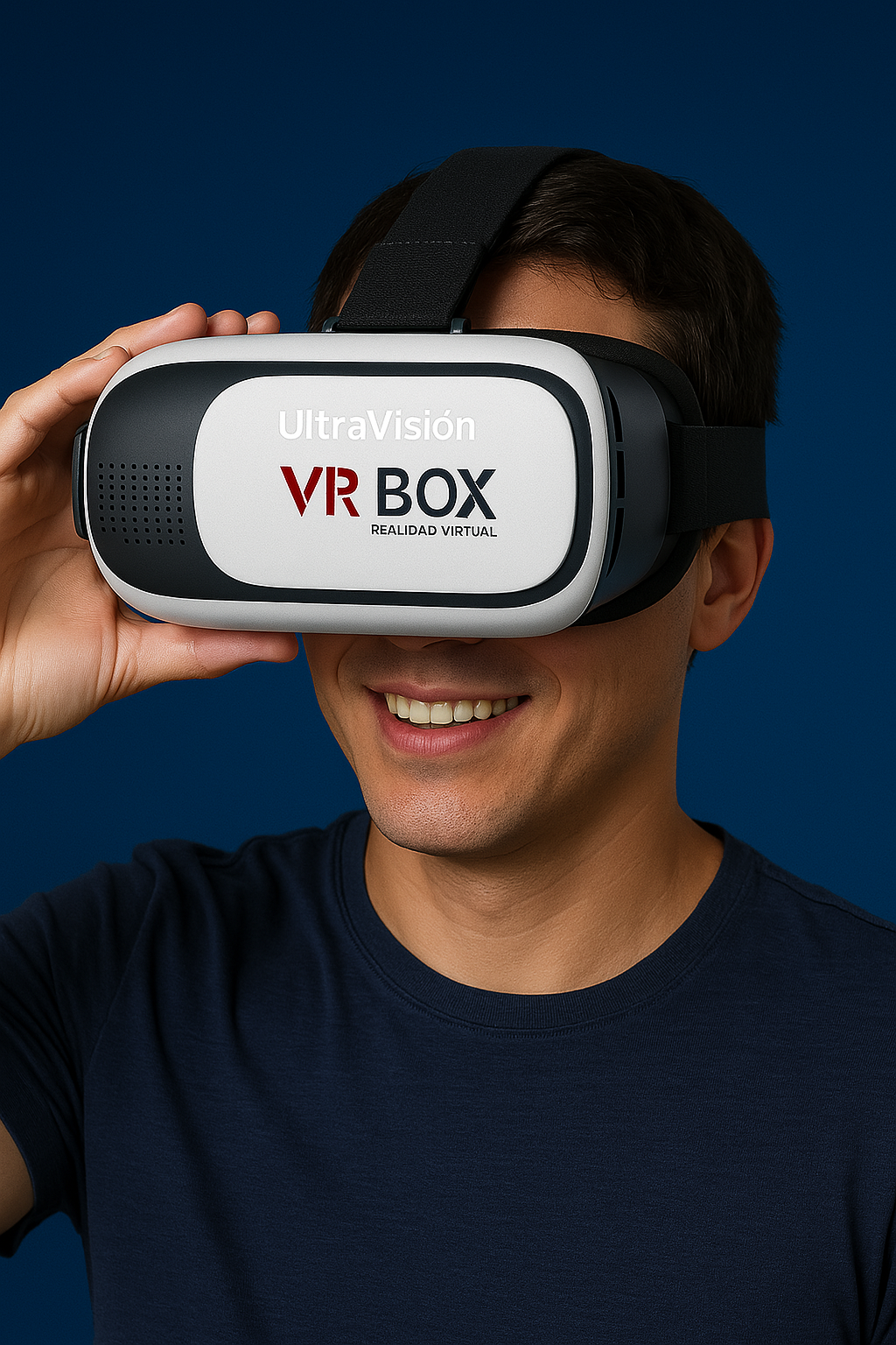 UltraVisión VR BOX – Realidad Virtual 360° - Convierte tu smartphone en una sala de cine