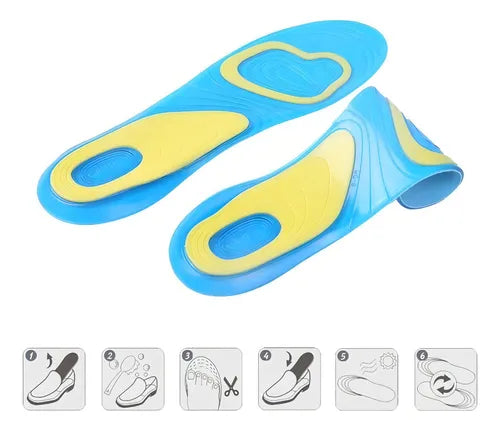 Plantilla Gel Activ Premium™ - Diseñado con tecnología avanzada de absorción de impactos